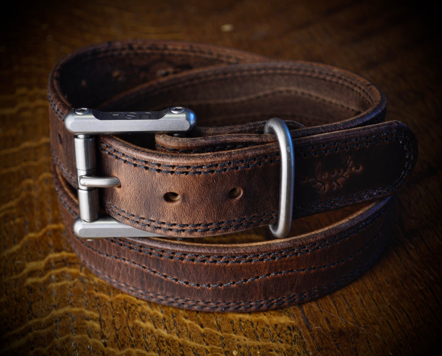Western Wave Stitch Belts